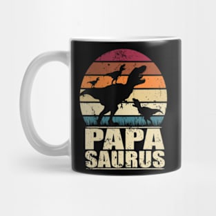 Papasaurus Rex Dinosaur Riple Dino Daddy Papa Saurus Mug